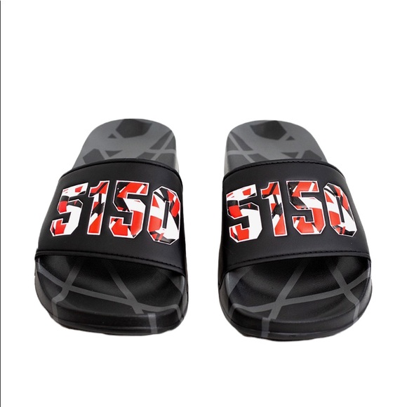 Men’s NIB Eddie Van Halen 5150 Slides Size 10 - Picture 3 of 5